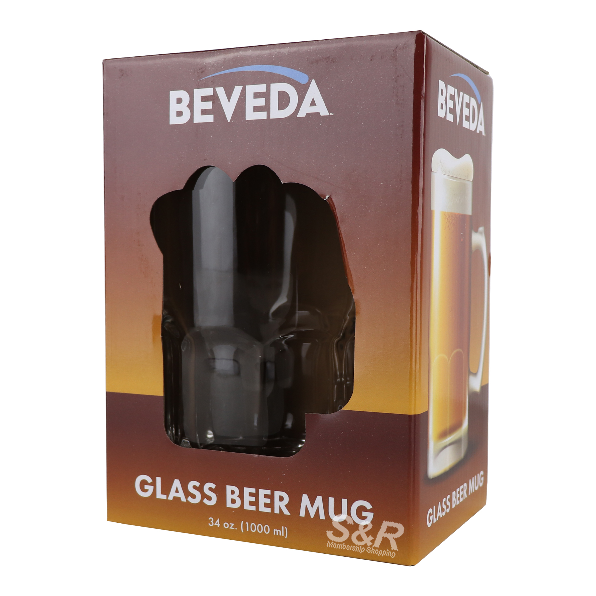 Beveda Glass Beer Mug 1L